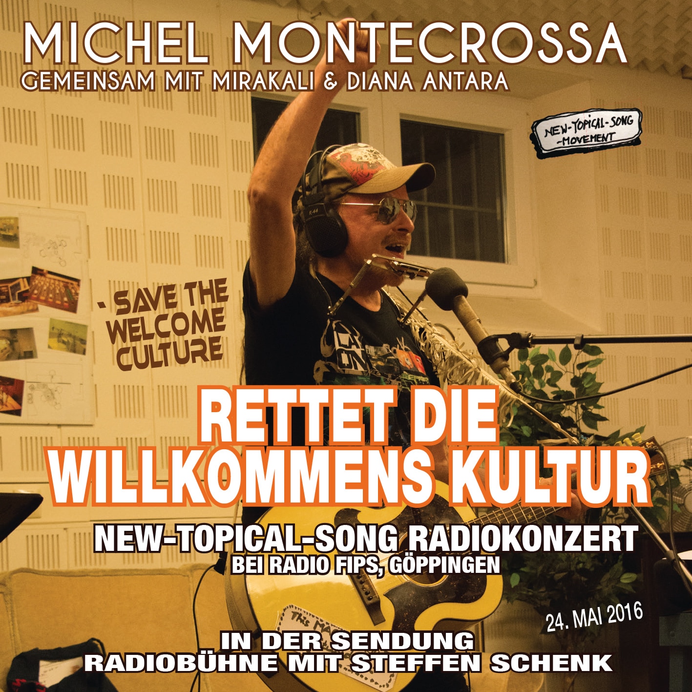 Rettet die Willkommens Kultur Radiokonzert bei Radio Fips